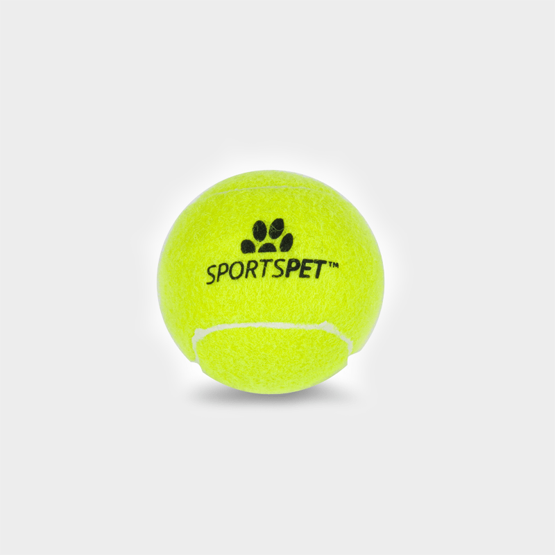 Einzelner Tennisball 65 mm Ø ohne Quietscher von SPORTSPET