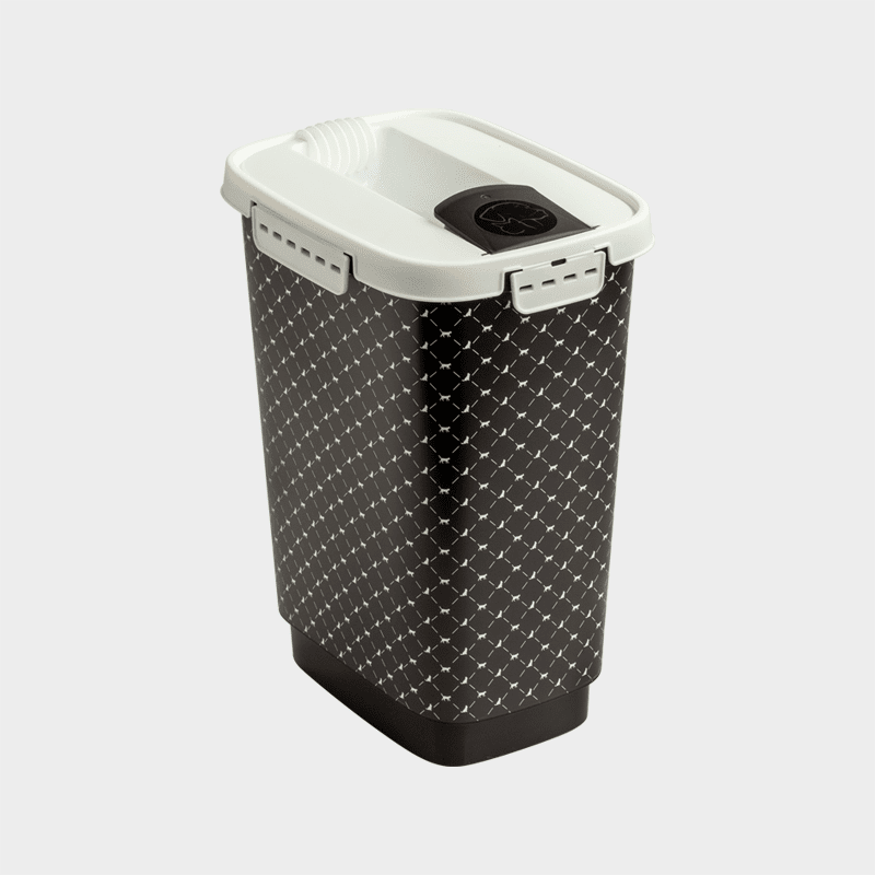 Rotho MyPet Futterbehälter Variante schwarz weiß 10 l